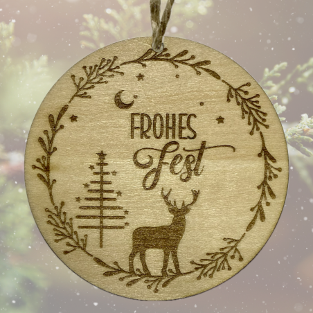 Weihnachtsdekoration, Holz, Anhönger