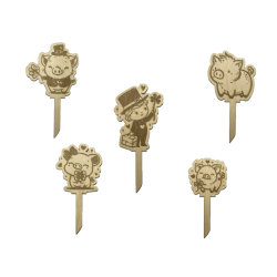 Pflanzenstecker "Glücksbringer"