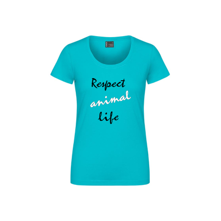 Women’s Shirt „Respect animal life“