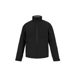 Herren Softshelljacke, wasserdicht und atmungsaktiv mit Stehkragen