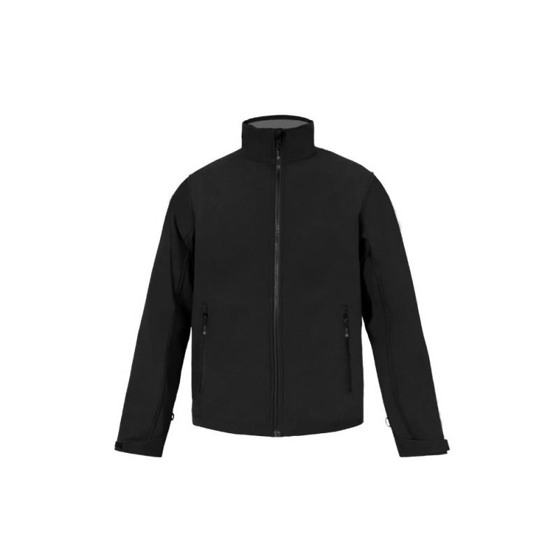 Herren Softshelljacke, wasserdicht und atmungsaktiv mit Stehkragen