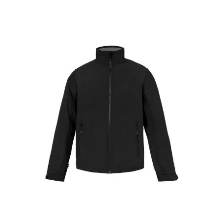 Herren Softshelljacke, wasserdicht und atmungsaktiv mit Stehkragen