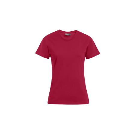 Premium Shirt Women, burgundy, rot, Frauen T-Shirt