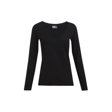 Women's Slim Fit Longsleeve black