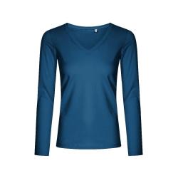 V-Neck Longsleeve Women indiv. Druck