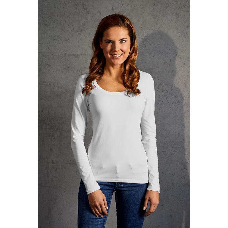 Slim Fit-T Longsleeve Women indiv. Druck