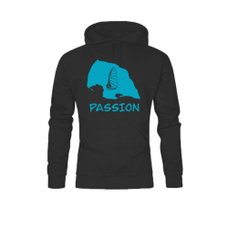 Hoodie „Fehmarn Passion“ - ocean blue