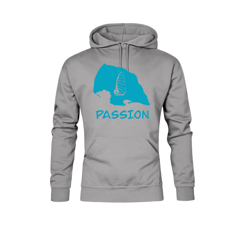 Hoodie „Fehmarn Passion“ - ocean blue