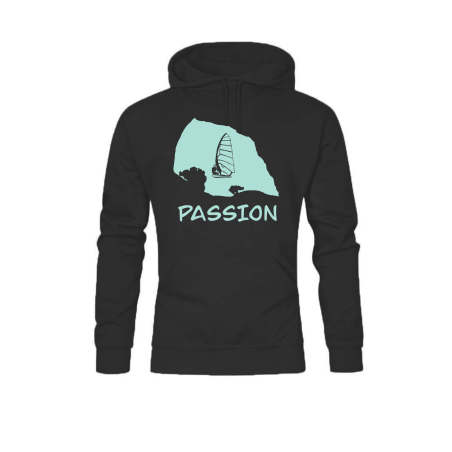 Hoodie „Fehmarn Passion“ - mint