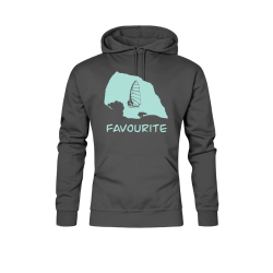Hoodie „Fehmarn Favourite“ - mint