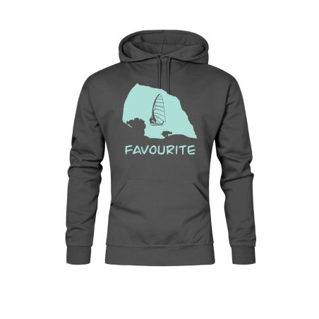 Hoodie „Fehmarn Favourite“ - mint