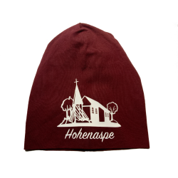 Beanie "Hohenaspe” V2, burgunder, verschiedene Farben