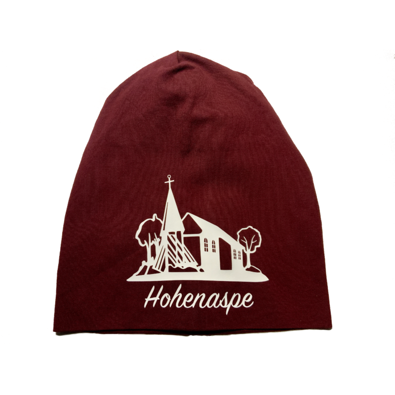 Beanie "Hohenaspe” V2, burgunder, verschiedene Farben