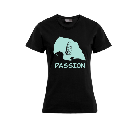 T-Shirt Fehmarn „Passion“ Women  - mint (Organic)
