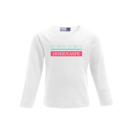 Kids Longsleeve Geo, individualisierbar